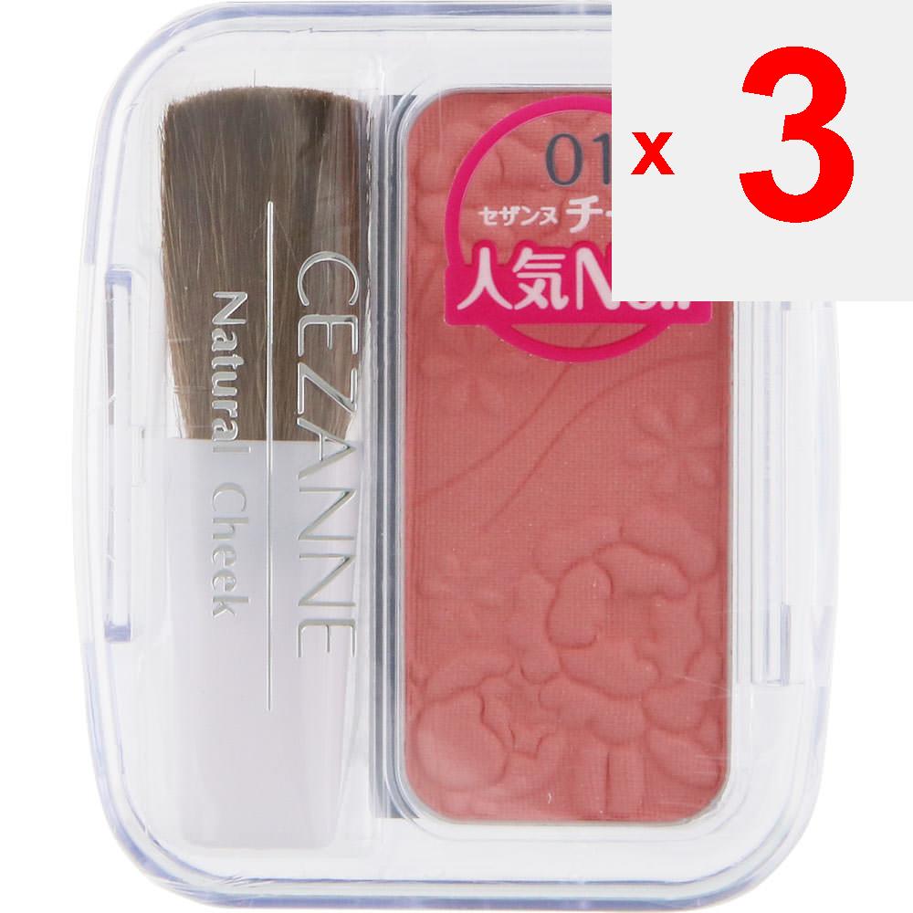 CEZANNE Румяна Sezanne Natural N 01 персиково-розовый 3,6 г. Косметика для лица Нанесите на щеки с помощью кисти.. Макияж кожи