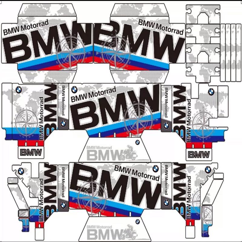 Motorcycle trunk top side luggage sticker, side box sticker Motorcycle modification sticker for BMW R1200GS slip on BMW R1250GS