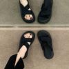 High-value Cool Slippers Women's Summer Wear 2025 New Muffin Thick Bottom Increase Internet Celebrity Explosion Beach One-word Drag