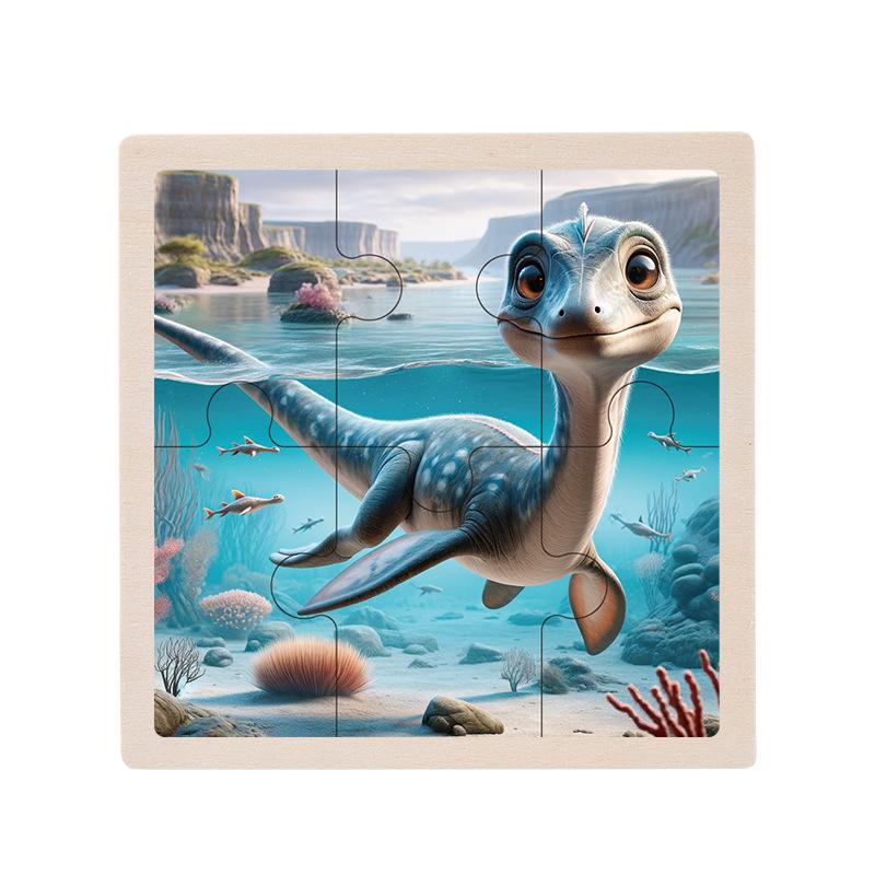 Деревянный развивающий пазл для малышей, 1-5 лет