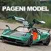 1:32 Pagani Huayra Bc Dinastia Alloy Sports Car Diecast Model Toy With Sound Light Pull Back Doors Opened Vehice Children's Gift