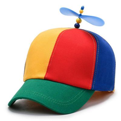 Забавная шляпа Snapback, пропеллер вертолета, приключенческая шляпа для папы, радужная, бамбуковая, бейсбольная кепка со стрекозой для взрослых, детей, мальчиков и девочек