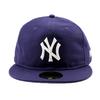 [New Era] 7-12 (approx. 59.6 Cm) Cap 59FIFTY New York Yankees MLB COTTON FLAX FITTED CAP NAVY NEW YORK YANKEES NY 5950 Hat
