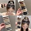 5-10Pc/Set Coffee Women Bowknot Hair Bands Elastic Headbands Black Bow Tie Scrunchies Headwear Girl Korean Hair Accessories Gift