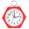 Alarm Clock Silent Battery Operated Decorative Metal Case Desktop Small Clock for Bedside