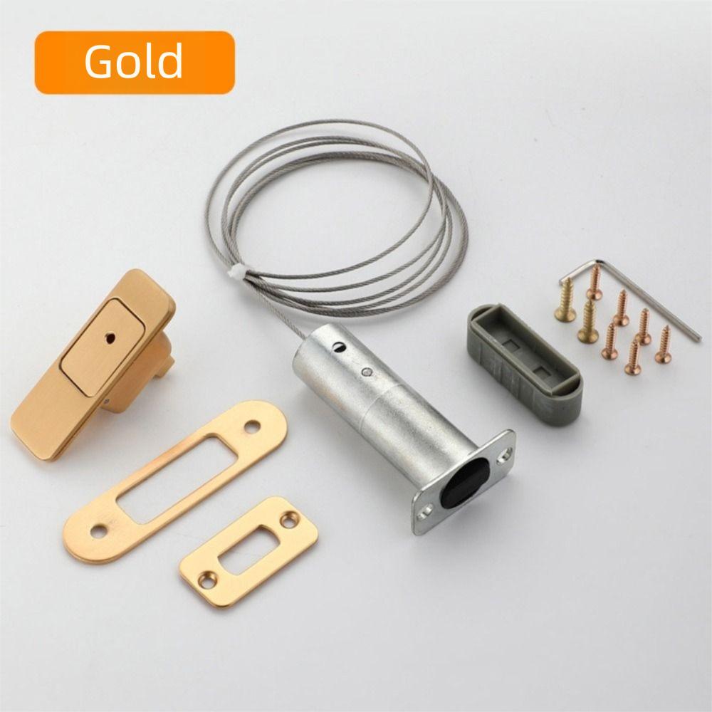 Magnetic Automatic Concealed Lock Push-Open Design Pin Door Lock Door Lock System  Double Door