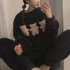 2pcs/Set Women's Pajamas Winter Facecloth Long-Sleeved Padded and Thickened Warm Student Pajamas Homewear Suit Bear Girls Clothe