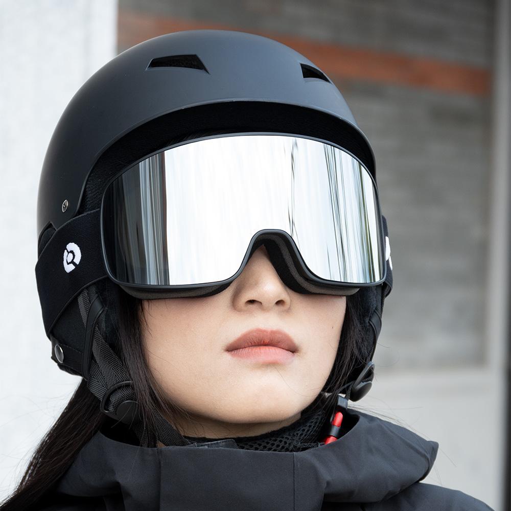 Лыжные очки Karos Двойные линзы Антизапотевающие Маленькая оправа Лыжная маска Сноубордические очки Для улицы Мужские Женские Uv400 Зимние Снежные очки