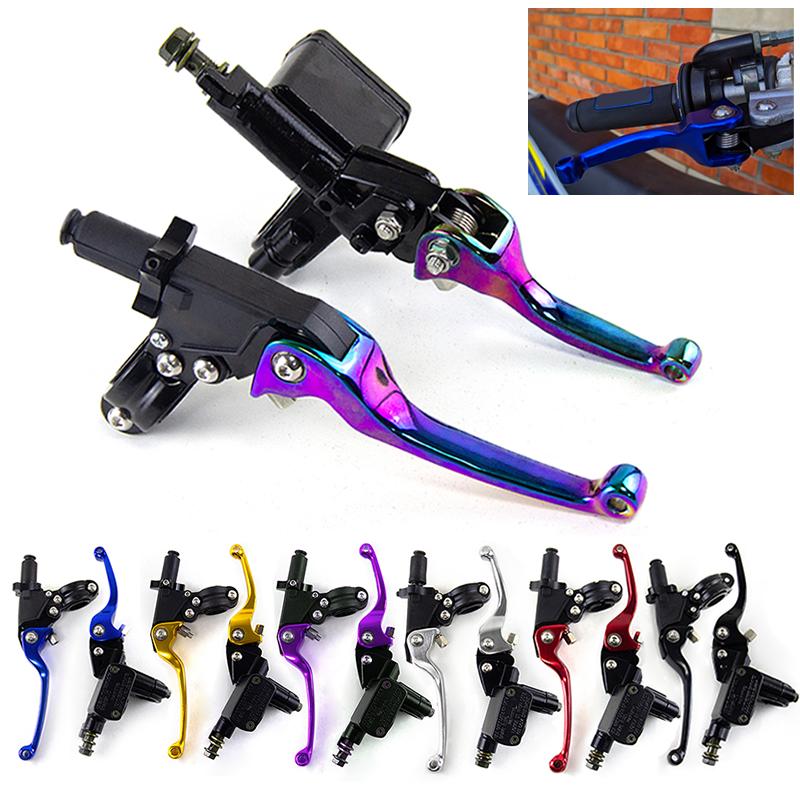 Motorcycle Hydraulic Cylinder Clutch Lever For CRF YZF XR CQR XR CQR KLX RMZ Brake Pump Handle Dirtbike CNC Vehicle Handlebars
