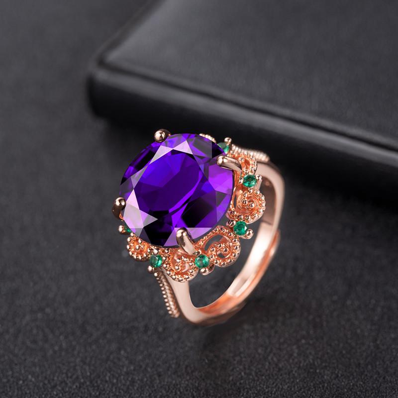 Sace Gems Классическое кольцо из медного сплава с цирконом, женские ювелирные изделия, свадебный подарок для вечеринки
