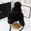 New Baby Boys Girls Hat Kids Children Ear Flap Muff Winter Warm Plush Cotton Cap Outdoor Warm Knitted Beanie Gifts Hat