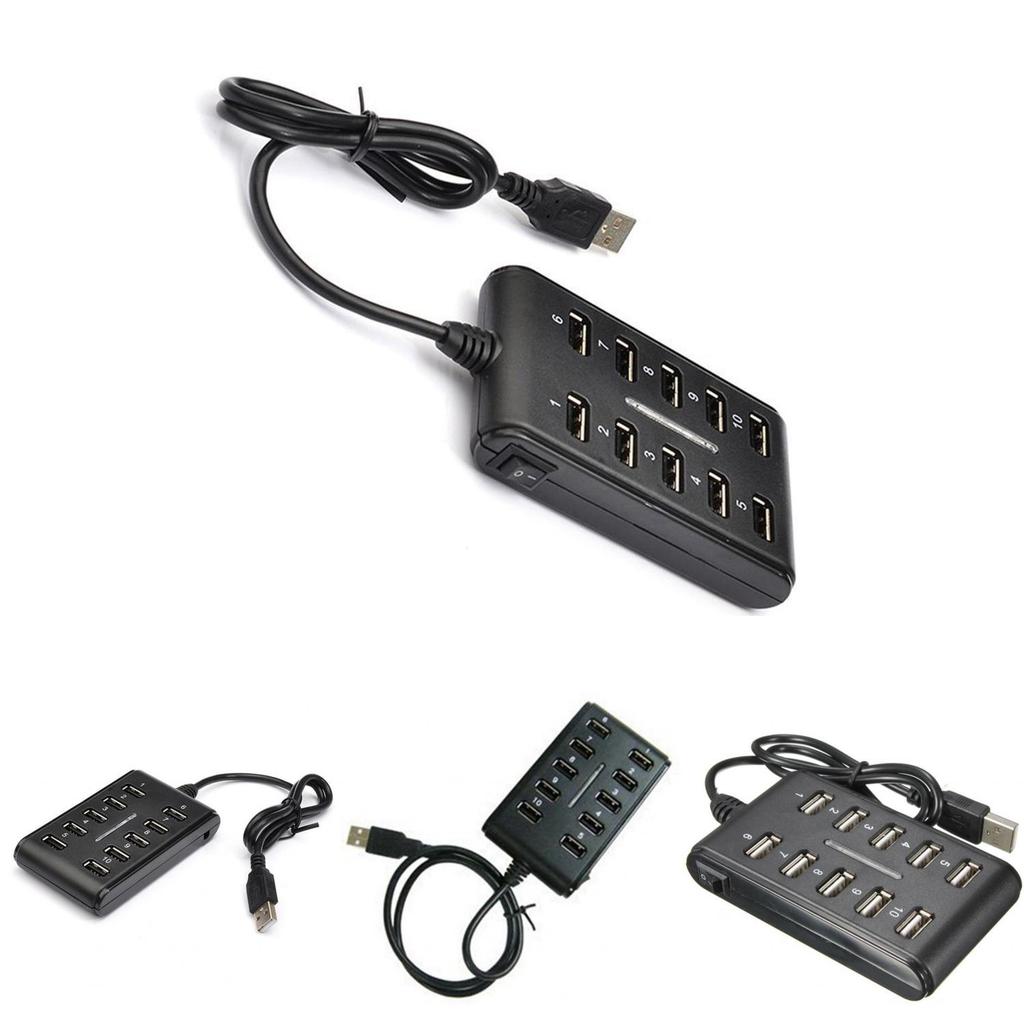 Исключительный 10-портовый высокоскоростной удлинительный кабель USB 2.0 с двухрядным концентратором-адаптером для ноутбука и ПК