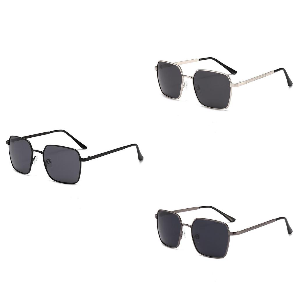 Uv400 Protection Polarized Sunglasses With Gold Frame And Gray Lens For Fashionable Looks