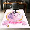 Custom Name Unicorn Printed Carpet,Rug for Office Chair Living Room Bedroom Kitchen Room Decor Gifts.
