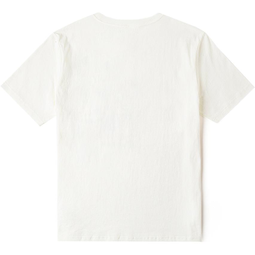 Vans Cartoon Alphabet Print Crew Neck Pullover Short Sleeve T-Shirt Unisex Tops Off-White VN000GSQFS8