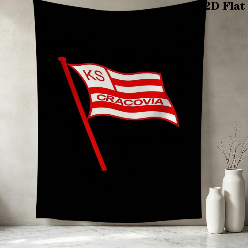Ks Cracovia Wall Tapestry Aesthetic Wall Hanging Printed Fabric Blanket Decorative Tapestries For Bedroom Living Room Home Decor