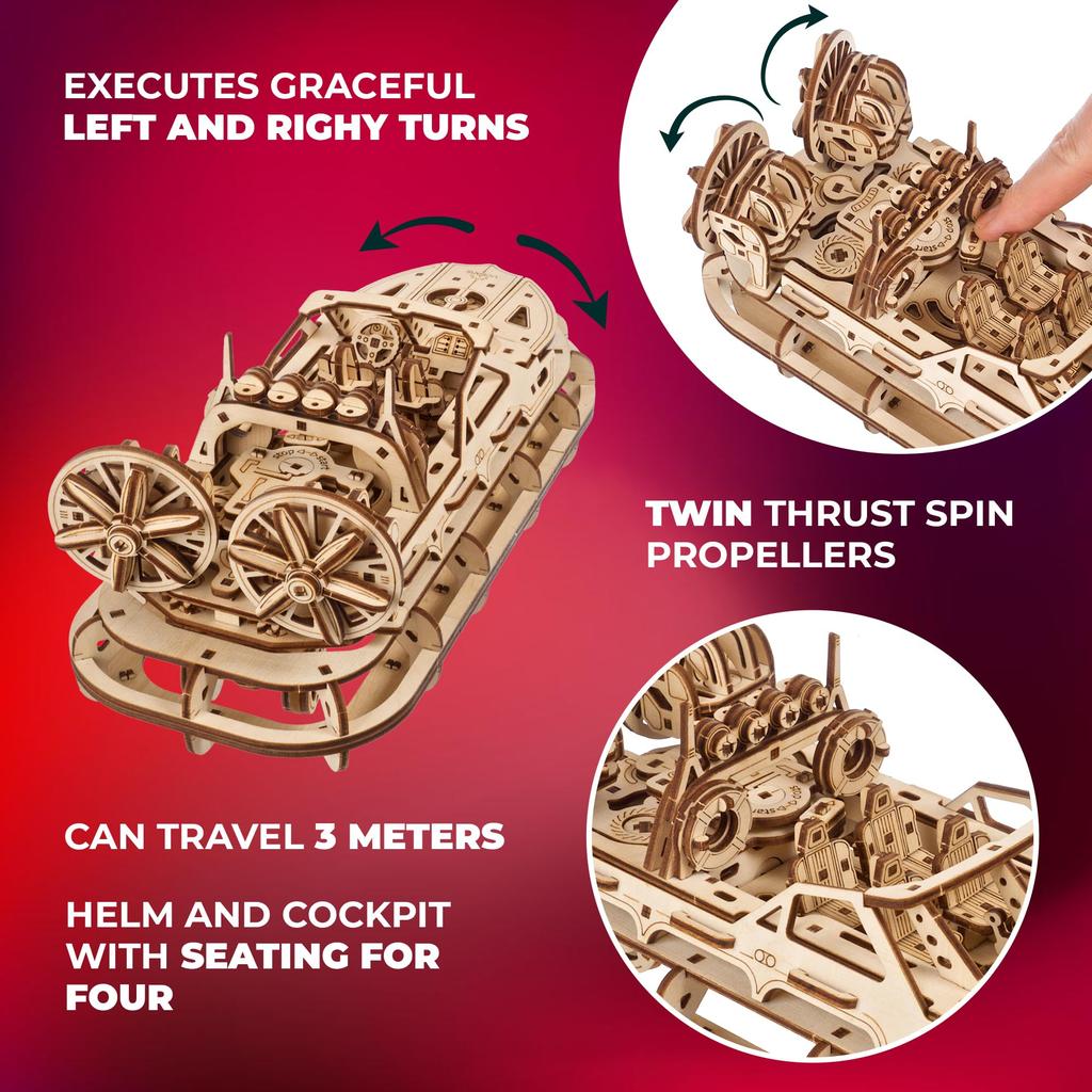 Ugears Rescue Hovercraft 70223