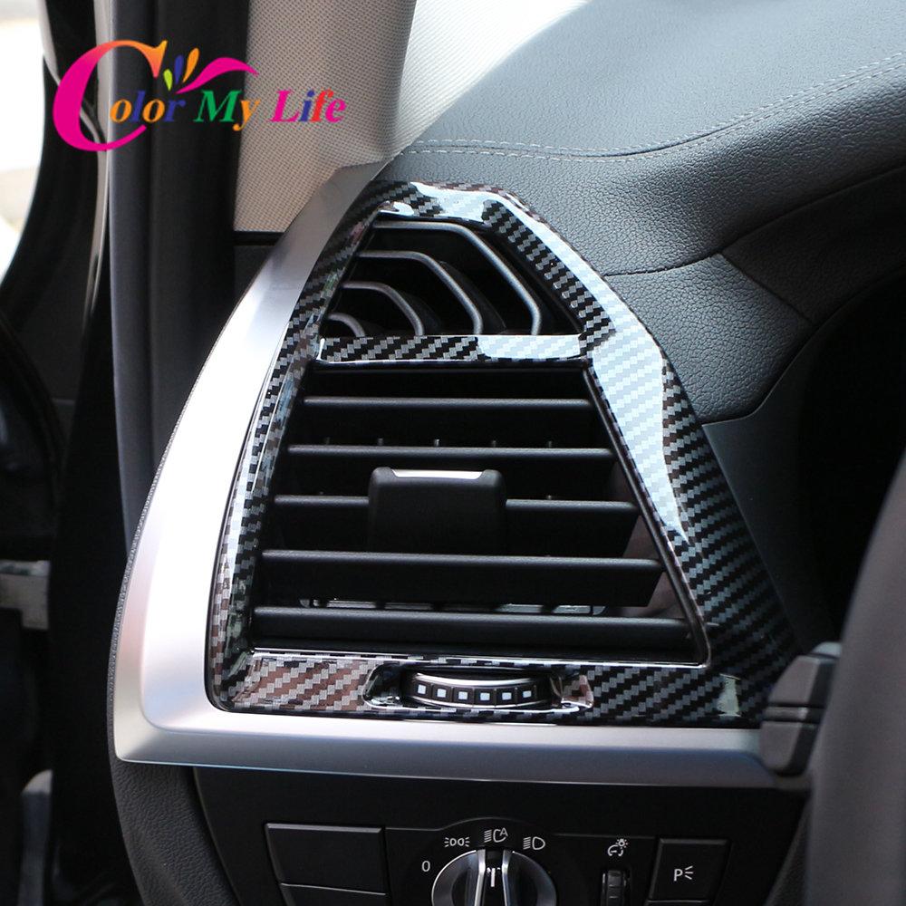 LHD Front Side Air Vent Cover Trim Stickers for BMW X4 G02 X3 G01 2018 - 2022 Car Air Outlet Panel Sticker