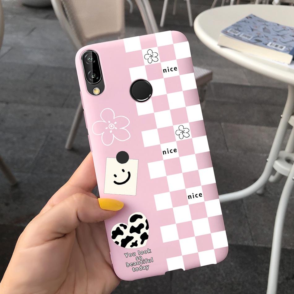 Чехол для Huawei P20 Lite Nova 3e ANE-LX1 ANE-LX2 Милый Мультяшный Конфетный Цвет Силиконовые Чехлы для Телефона Для Huawei P20lite Мягкая TPU Обложка