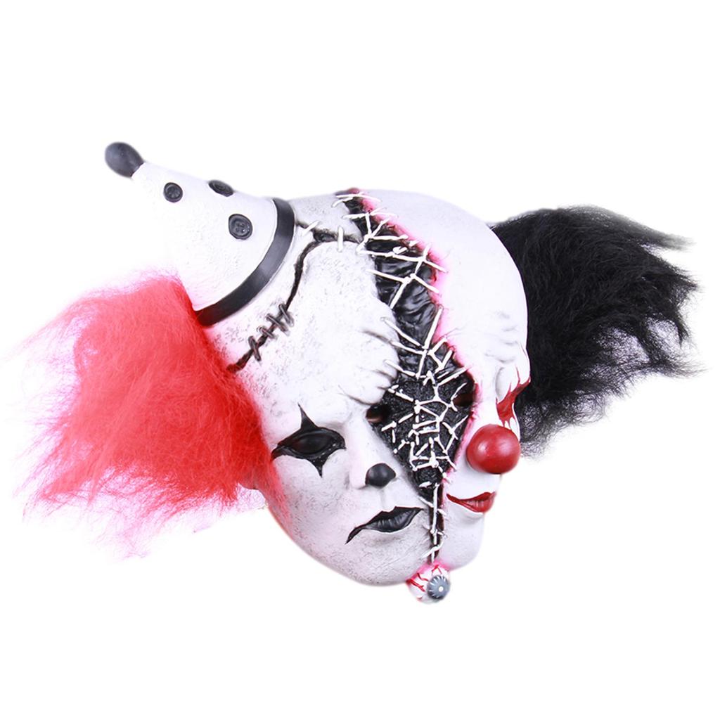 Хэллоуинская маска для лица дьявола, реалистичная латексная маска с двойной головкой