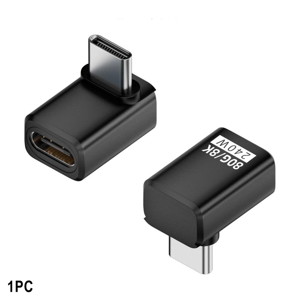 240 Вт Type-C Конвертер 80 Гбит/с 8K 60 Гц USB4 Адаптер Передача Данных Штекер на Розетку USB-C Удлинительный Разъем Мобильный Телефон