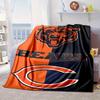 Chicago Bears  Portable Blanket/Soft Blanket Bedding Blanket Suitable for Travel Camping Living Rooms Offices Sofas Fan Gifts