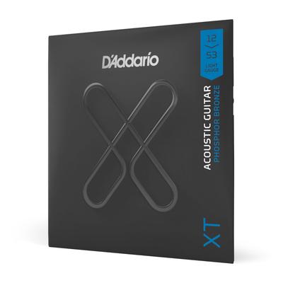 Акустическая гитара с покрытием XT, Фосфорная бронза, Струны D'Addario XTAPB1253, Легкие, .012-.053,