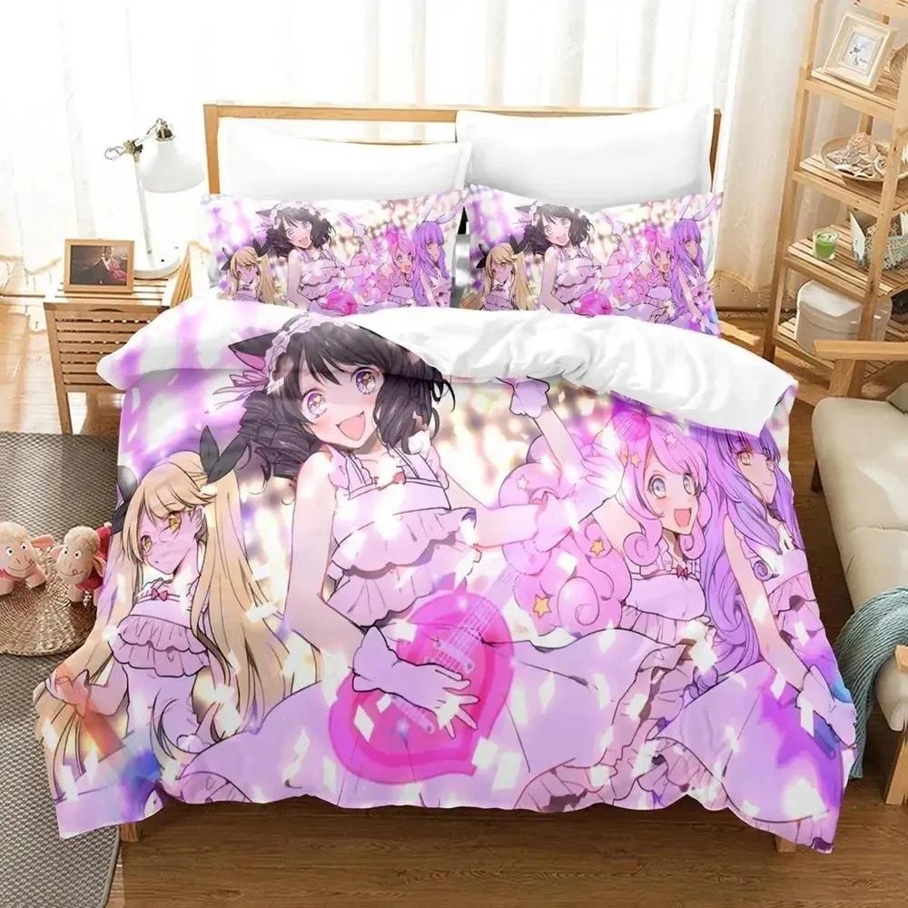 Anime Show By Rock Bedding Set Duvet Cover Bed Set Quilt Cover Pillowcase Comforter King Queen Size Boys Adult Bedding Set