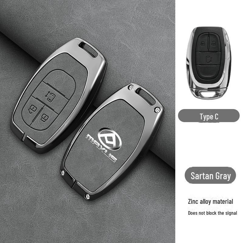 Чехол для женского ключа SAIC Maxus D90 для автомобиля Maxus G50 2019, высококачественный металлический корпус с пряжкой.