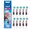 Braun Oral-B Soft Toothbrush Replacement Brush Set for Kids, Frozen Design, 10-Pack (EB10S-10) [Parallel Import]