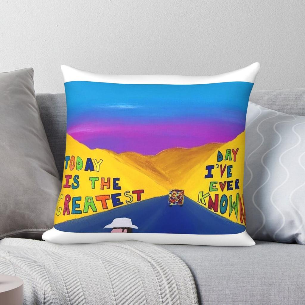 Smashing Pumpkins Today Song Pillowcase Polyester Linen Velvet Pattern Decorative Pillow Case Home Cushion Cover Wholesale 45x45