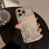 Японский и корейский стиль Подходит для IPhone16 Apple 15 Чехол для мобильного телефона 14promax Полный экран Бант 11 Кожа 12 Гальваническое покрытие