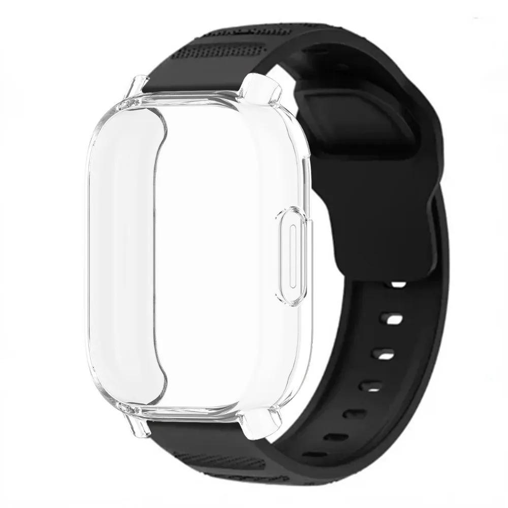 Дышащий силиконовый ремешок+ТПУ защитная пленка для экрана для Redmi Watch 5 Active Band Мягкий чехол для Redmi Watch 5 Lite Спортивный ремешок Correa