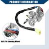 Hihaha Замок зажигания Замок сердцевины замка двери салона Совместим с Mitsubishi L200 Cyclone Mighty Max 1 Комплект с 2 ключами №MB894755 Сердцевина, / 1986-1994