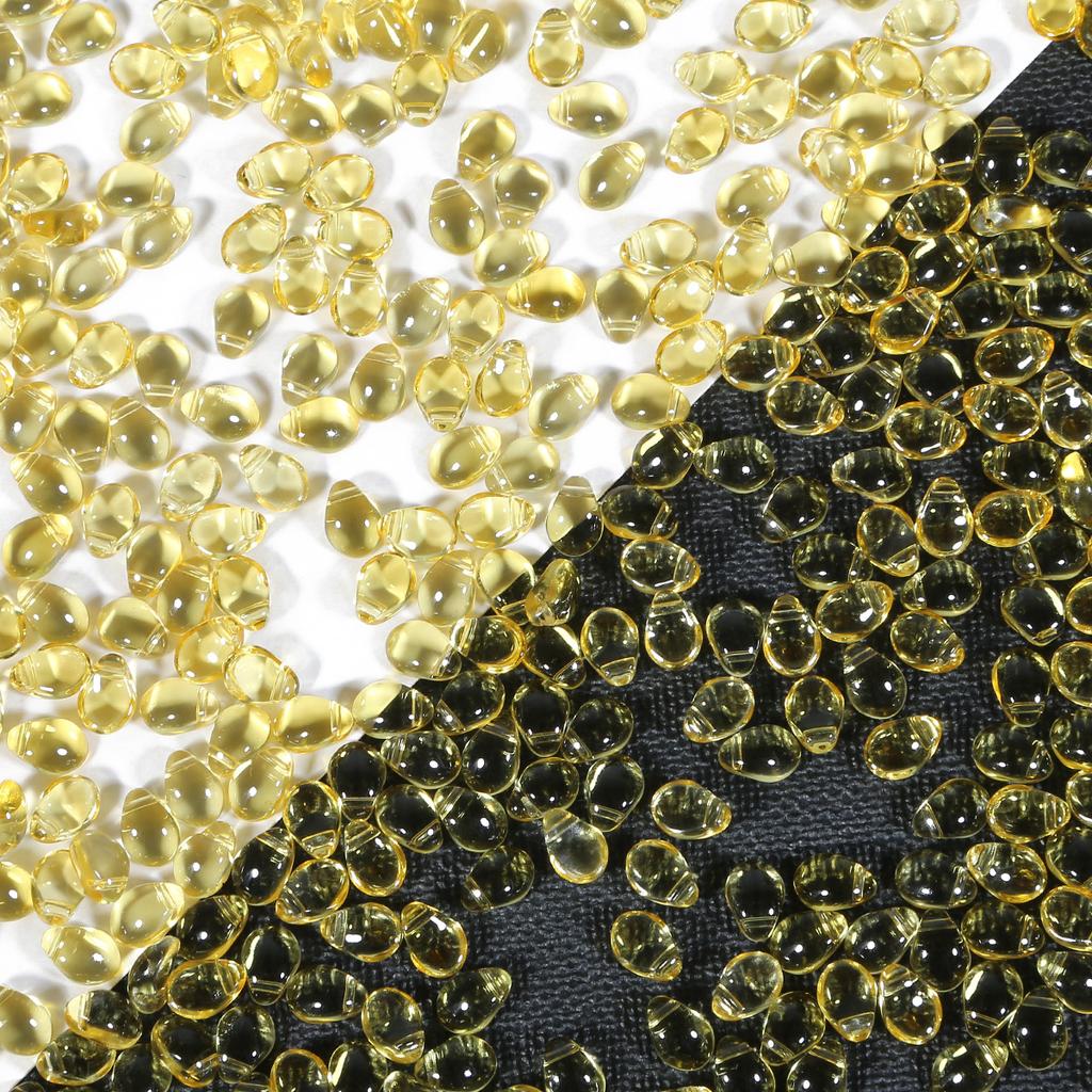 50 шт./упак. 8x6 мм чешские стеклянные бусины с каплями воды, стеклянные бусины, аксессуары для изготовления ювелирных изделий, фурнитура для ювелирных изделий, сделай сам, лепестки тюльпана, ожерелье, серьги