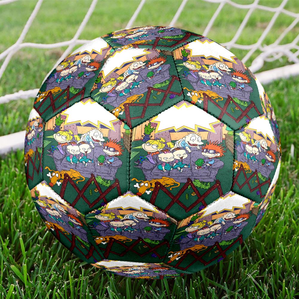 Rugrats Theme Size 5 Soccer Ball, Suitable for Both Indoor and Outdoor Matches, a Gift Suitable for Everyone.