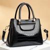 Stone Grain Genuine Leather Small Crossbody Bag With Inner Pocket For Casual Wear