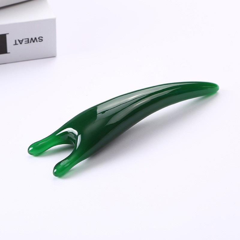 Многофункциональный массаж смолой для подтяжки лица, скребковый массаж, массаж для подтяжки носа, Y-образный массаж гуаша, уменьшение отечности, инструмент для меридианов