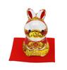 Yakushi Kiln 2023 Zodiac Rabbit Colored Good Luck Glass Rabbit (Lucky Fan)