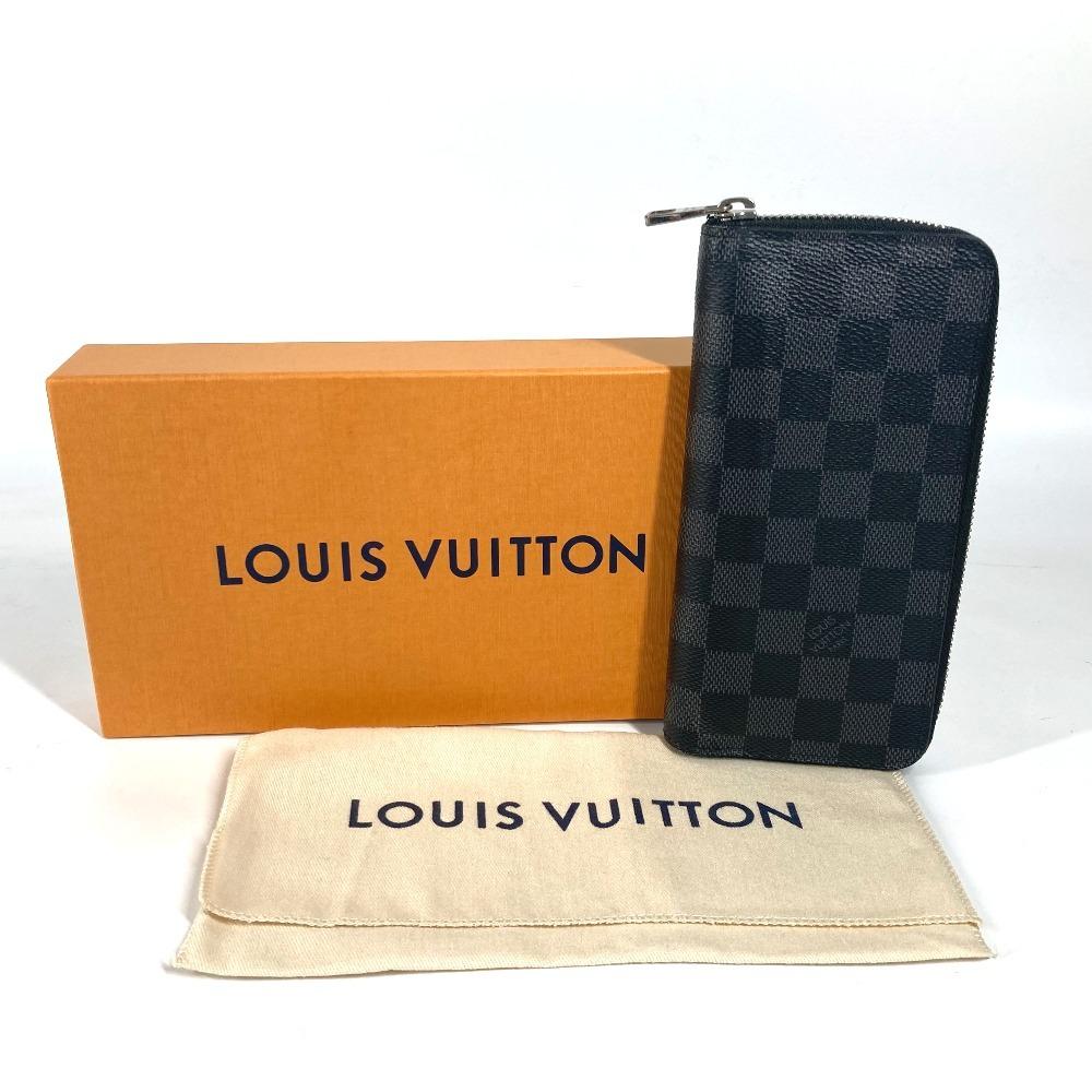 Louis Vuitton N61653 Damier Graphite Портмоне Vasco на молнии, длинный