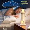 Беспроводное зарядное устройство Moonlight Lighthouse и Bluetooth-динамик Ночник с управлением через мобильное приложение