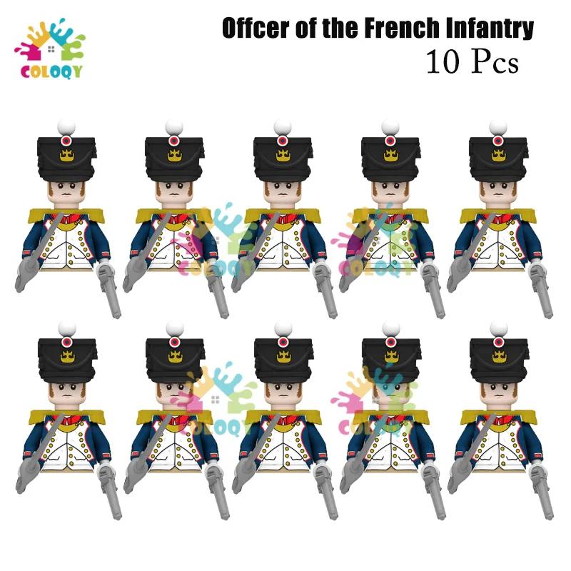 Kids Toys 22Pcs/10Pcs Napoleonic Wars Military Soldier Building Blocks Imperial Navy Figures Toys For Kids Birthday Gifts