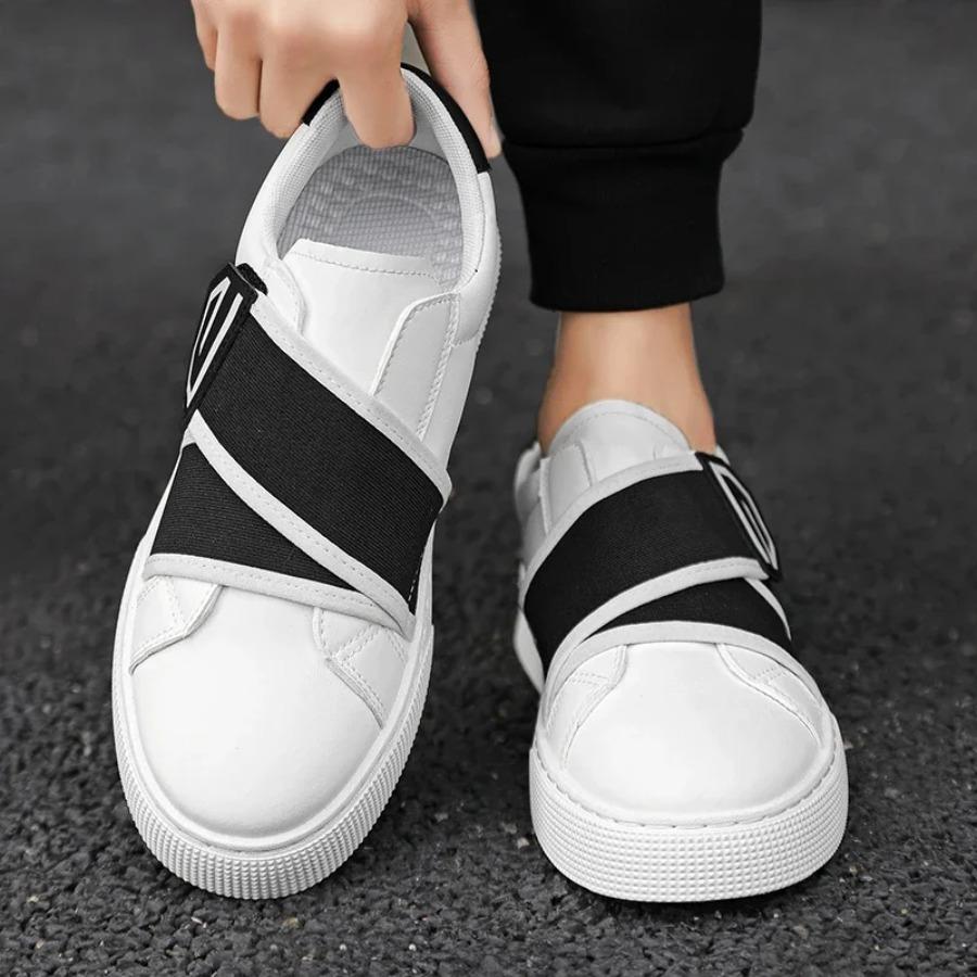 2025  New Men Business Casual Shoes Fashion Anti Slip Outdoor Sneakers Comfortable Wear-resistant Walking Shoes Leather  Shoes