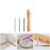 Punching Needle Embroidery Set for Embroidery Craft Embellishment, with 3 Punching Needle Head and Needle Threader