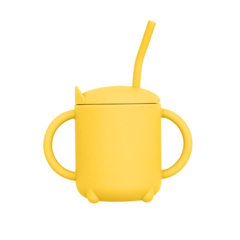 "Full Silicone Baby Meal Tray Set with Suction Cup - Divided Tableware for Children's Meals"