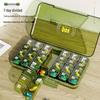 Portable Pill Box - Weekly Medicine Organizer with Large Capacity and 3-Daily Compartments
