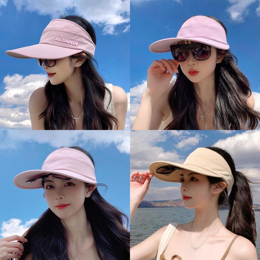 Летняя уличная шляпа от солнца с солнцезащитными очками, широкими полями, дышащая, УФ-защита для женщин