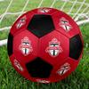 Футбольный мяч Toronto FC, цветной, для всех возрастов, машинная строчка, ПВХ, готов к соревнованиям, прочный, с высоким отскоком. РАЗМЕР 5