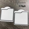Защитное стекло и пленка конфиденциальности для складного экрана Samsung Z Flip 6 и внешнего экрана Z Flip 5 с 3D-защитой объектива