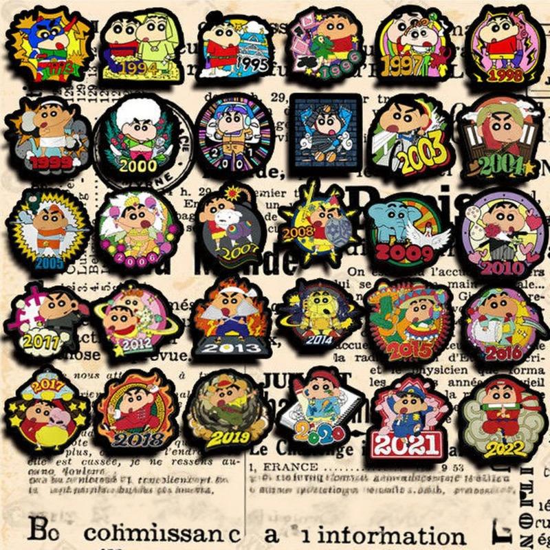 Crayon Shin Chan Refrigerator Magnet Year Collection Movie Version Magnetic Sticker Decoration Home Accessories Fridge Magnets